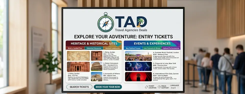 Travel Agencies Deals Tickets