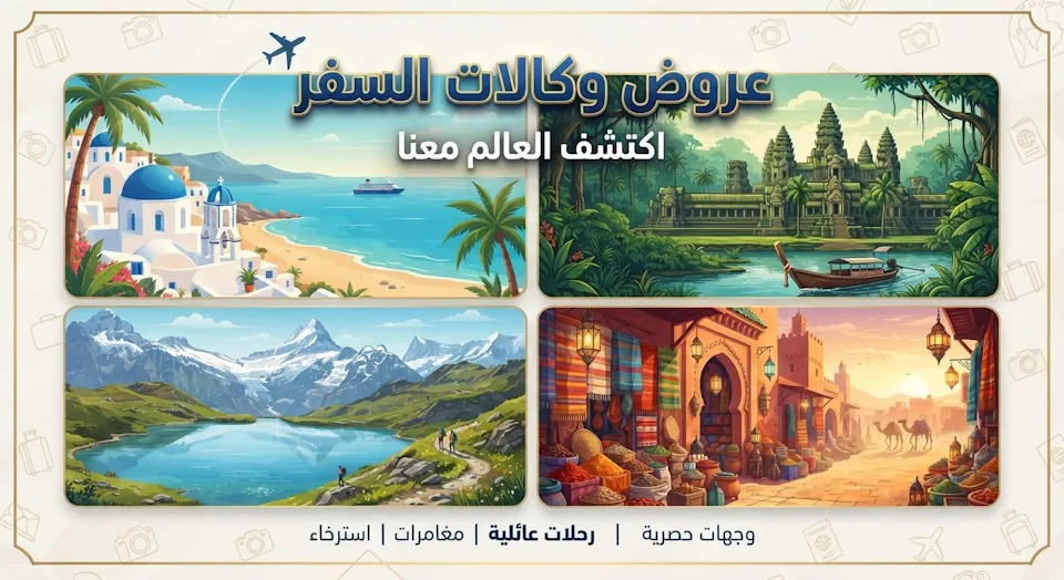تعرف علينا عروض وكالات السفر